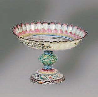ENSEMBLE D'ÉMAUX peints anciens de CANTON...
