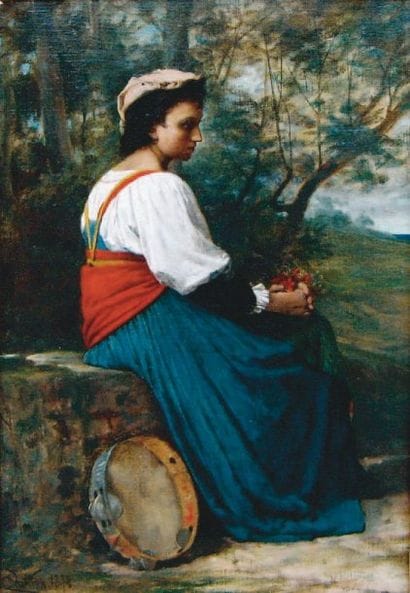 Theobald Chartran (1849 - 1907)
Jeune Italienne...
