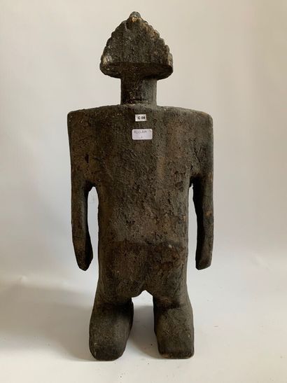 AFRIQUE

FIGURE D'AUTEL en bois sculpté et...