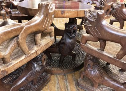 AFRIQUE DE L'OUEST, Royaume de Dahomey

Salon...
