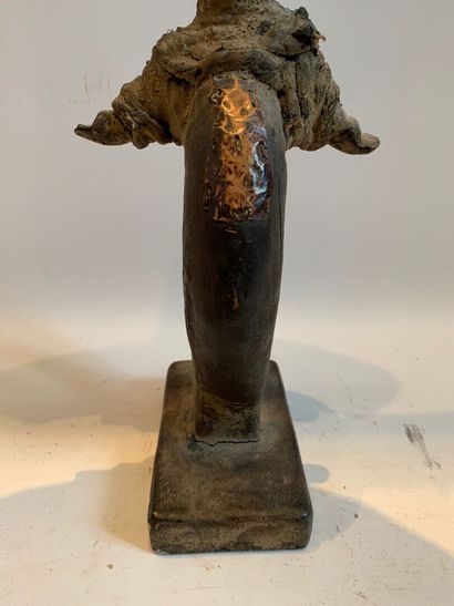 Style MAHONGWE, Gabon.

Figure de reliquaire...