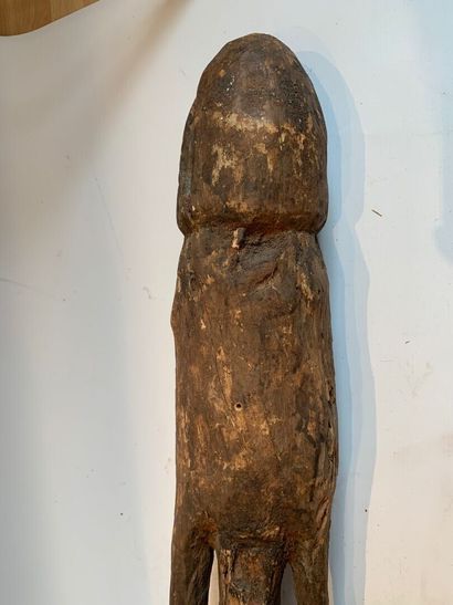 AFRIQUE.

POTEAU RITUEL anthropomorphe en...