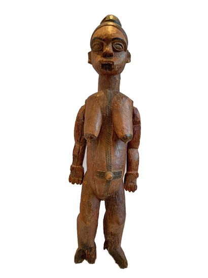 AFRIQUE, probablement Congo.

STATUE représentant...