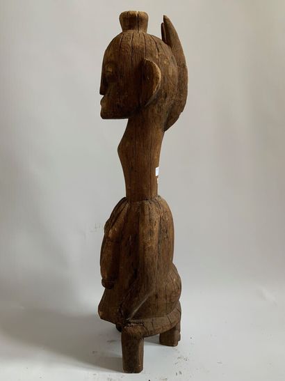 AFRIQUE, probablement Nigeria.

FIGURE FEMININE...