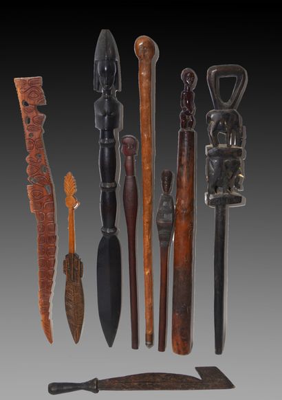 Lot de batons de chef, batons de sorcier...