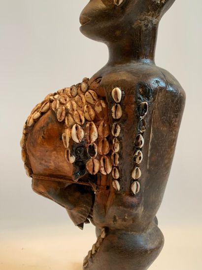 TEKE, Congo.

FETICHE en bois sculpté en...