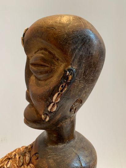TEKE, Congo.

FETICHE en bois sculpté en...