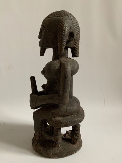 Dans le style DOGON, Mali.

FIGURE FEMININE...