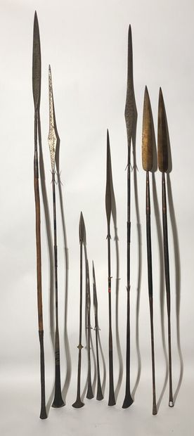 TOUAREG

Réunion de 9 lances de type 