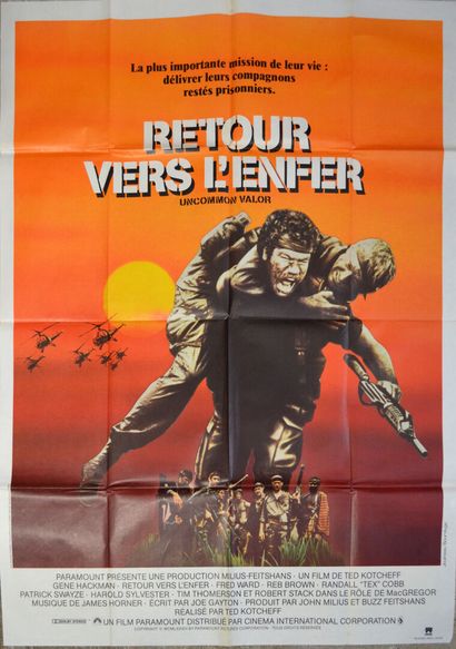 Collection de 15 affiches de cinéma dont...