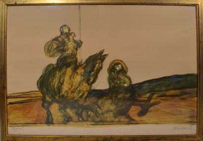 Claude WEISBUSCH (1927-2014)

« Don Quichotte »

Lithographie...