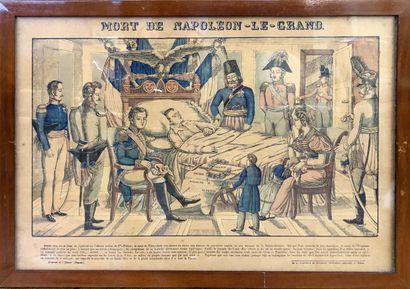 Suite de trois gravures XIXème sur Napoléon...