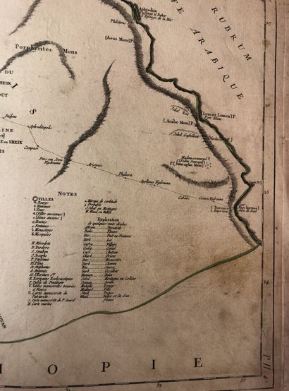 EGYPTE

ROBERT DE VAUGONDY, Carte de l'Égypte...