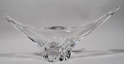 BACCARAT

Coupe oblongue en cristal moulé....