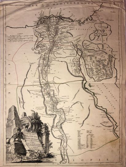 EGYPTE

ROBERT DE VAUGONDY, Carte de l'Égypte...