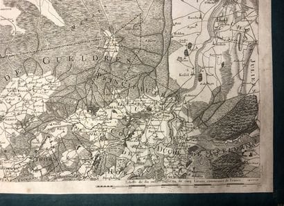Belle carte des Duchés de Brabant et de Gueldre...