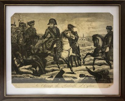 Suite de trois gravures XIXème sur Napoléon...