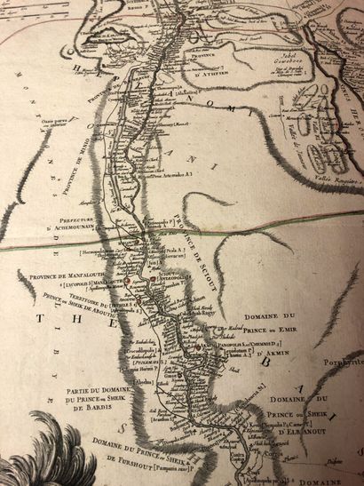 EGYPTE

ROBERT DE VAUGONDY, Carte de l'Égypte...