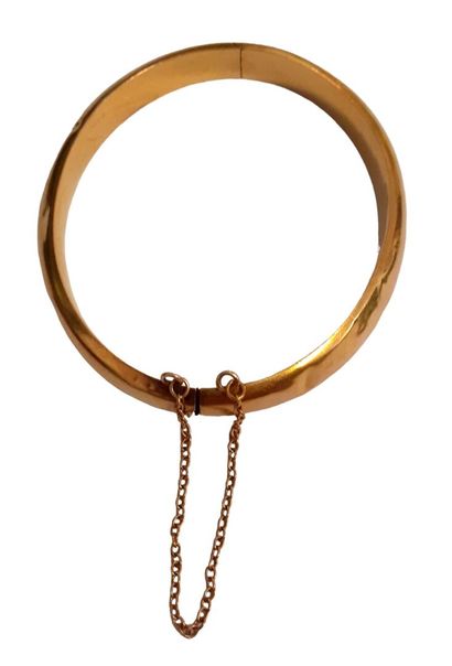 BRACELET RIGIDE en or jaune 18 K (750/oo)

Avec...