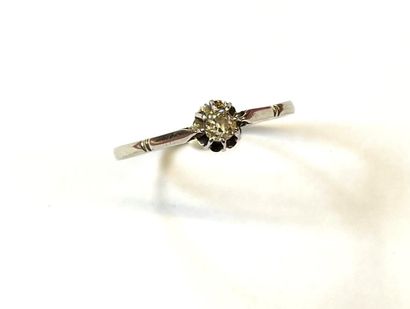 BGAUE en or gris 18K (750/1000e) sertie d'un...
