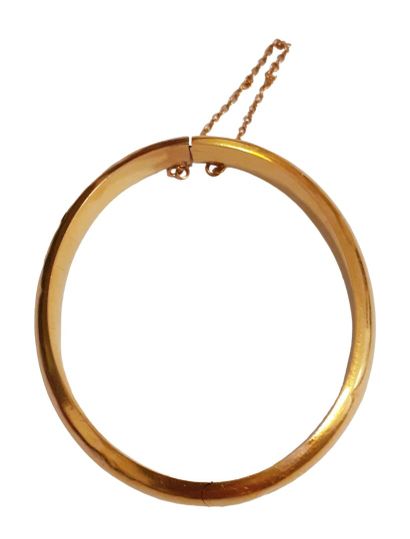 BRACELET RIGIDE en or jaune 18 K (750/oo)

Avec...