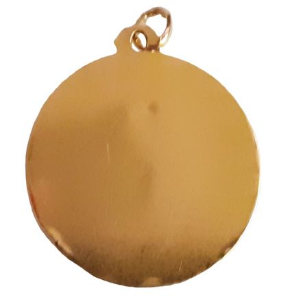 PENDENTIF en or jaune 18K (750/1000e) représentant...