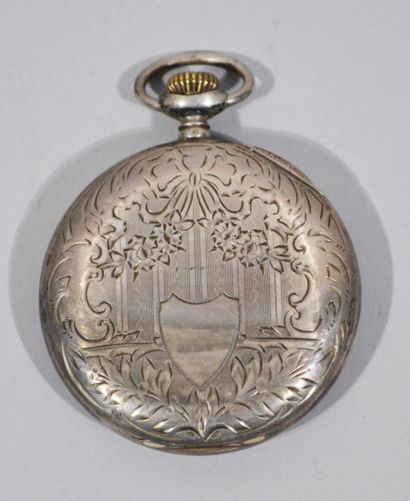 LIP 

Chronomètre en argent à décor ciselé.

Diam...