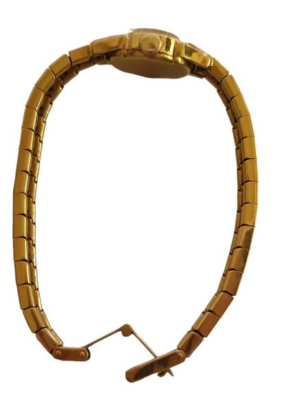 TISSOT - Montre bracelet de dame en or jaune...