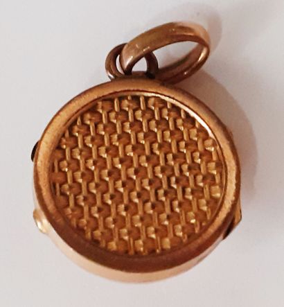 PENDENTIF médaillon faisant porte-souvenir...