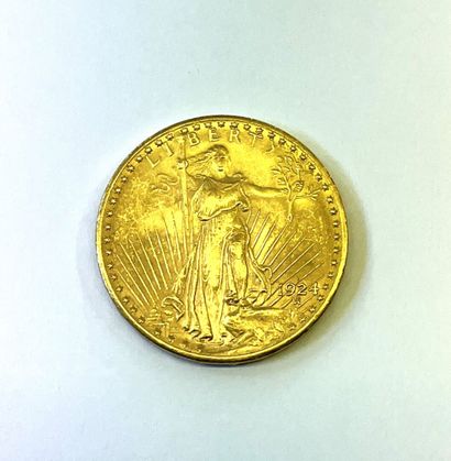 Une pièce de 20 dollars en or LIBERTY 1924

Poids...