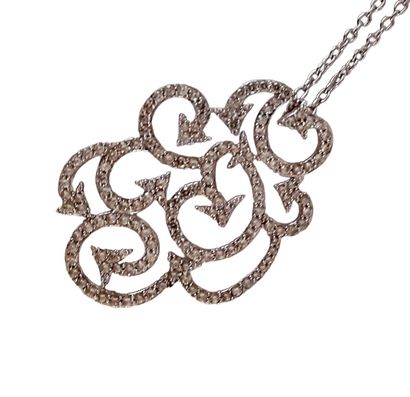 Lot de bijoux en argent comprenant un collier...
