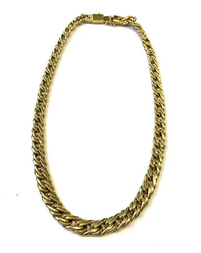 COLLIER à mailles américaines en or 18k (...