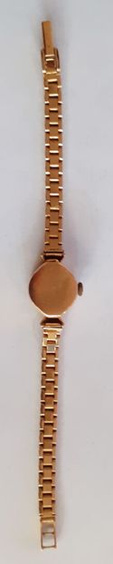 INVEX - Montre bracelet de dame en or jaune...
