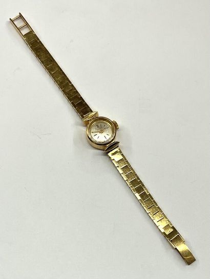 INVEX - Montre bracelet de dame en or jaune...