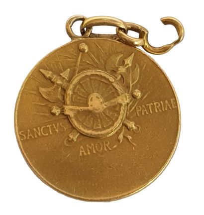 GUILBERT

Médaille de baptême en or jaune...
