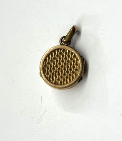 PENDENTIF médaillon faisant porte-souvenir...