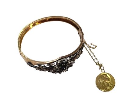 Bracelet MANCHETTE en or de deux tons 18...
