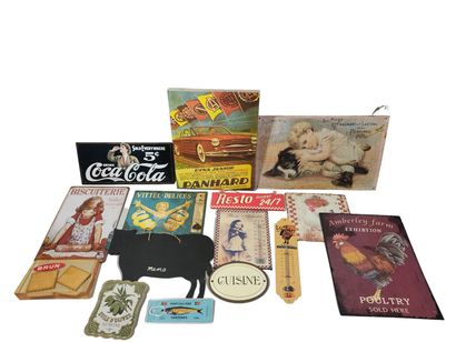 Importante collection de plaques parfois...