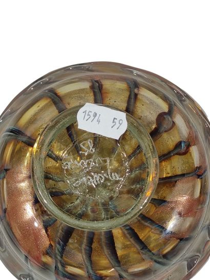 Michèle LUZORO (née en 1949)
Bol en verre...
