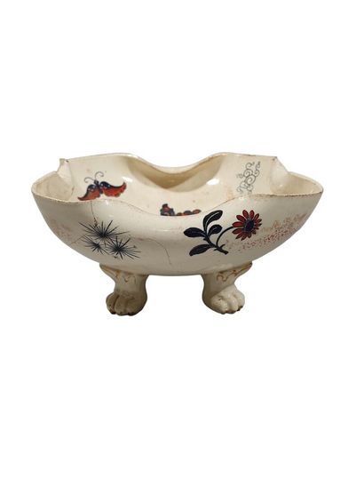 LUNEVILLE
Vide-poche en faïence à décor d'un...