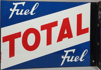 TOTAL
Plaque double face en tôle émaillée....