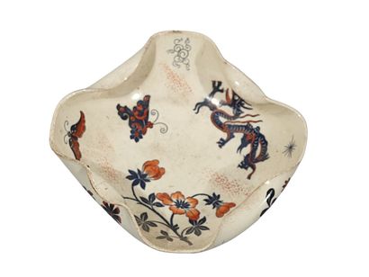 LUNEVILLE
Vide-poche en faïence à décor d'un...