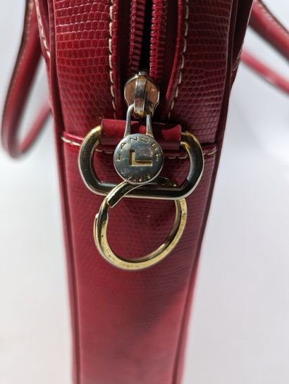 LANCEL
Sacoche porte-documents en cuir façon...
