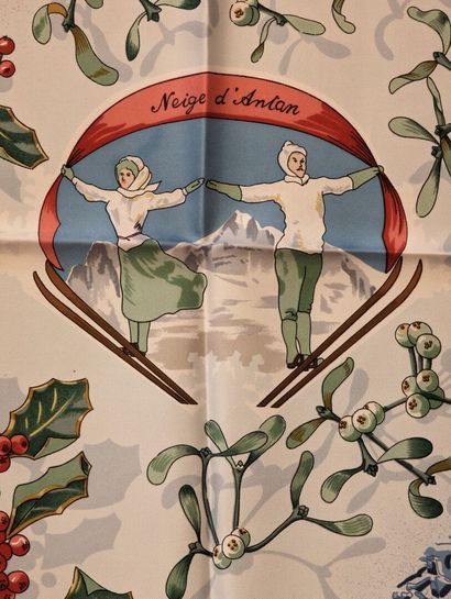 HERMES Paris
Carré en twill de soie imprimée...