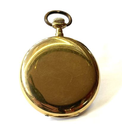 MONTRE DE GOUSSET en or jaune 18k (750/°°),...
