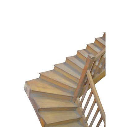 OEUVRE DE MAITRISE représentant un escalier...