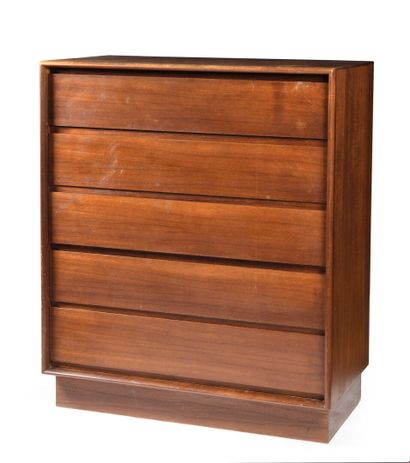 DANEMARK
Commode en teck ouvrant par cinq...