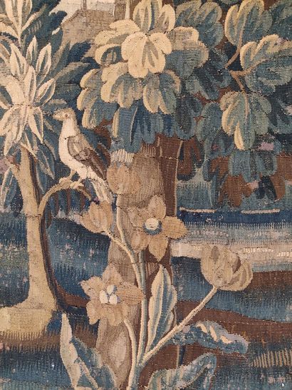 AUBUSSON
Tapisserie en laine à décor d'un...