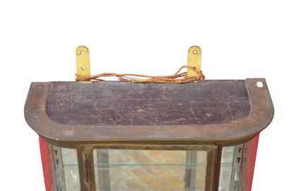 PETITE VITRINE D'APPLIQUE à bord arrondis...