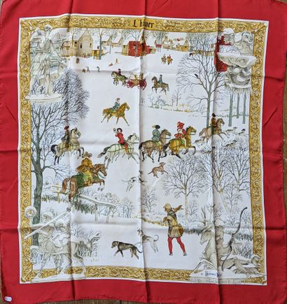 HERMES à Paris
Carré en twill de soie imprimée...